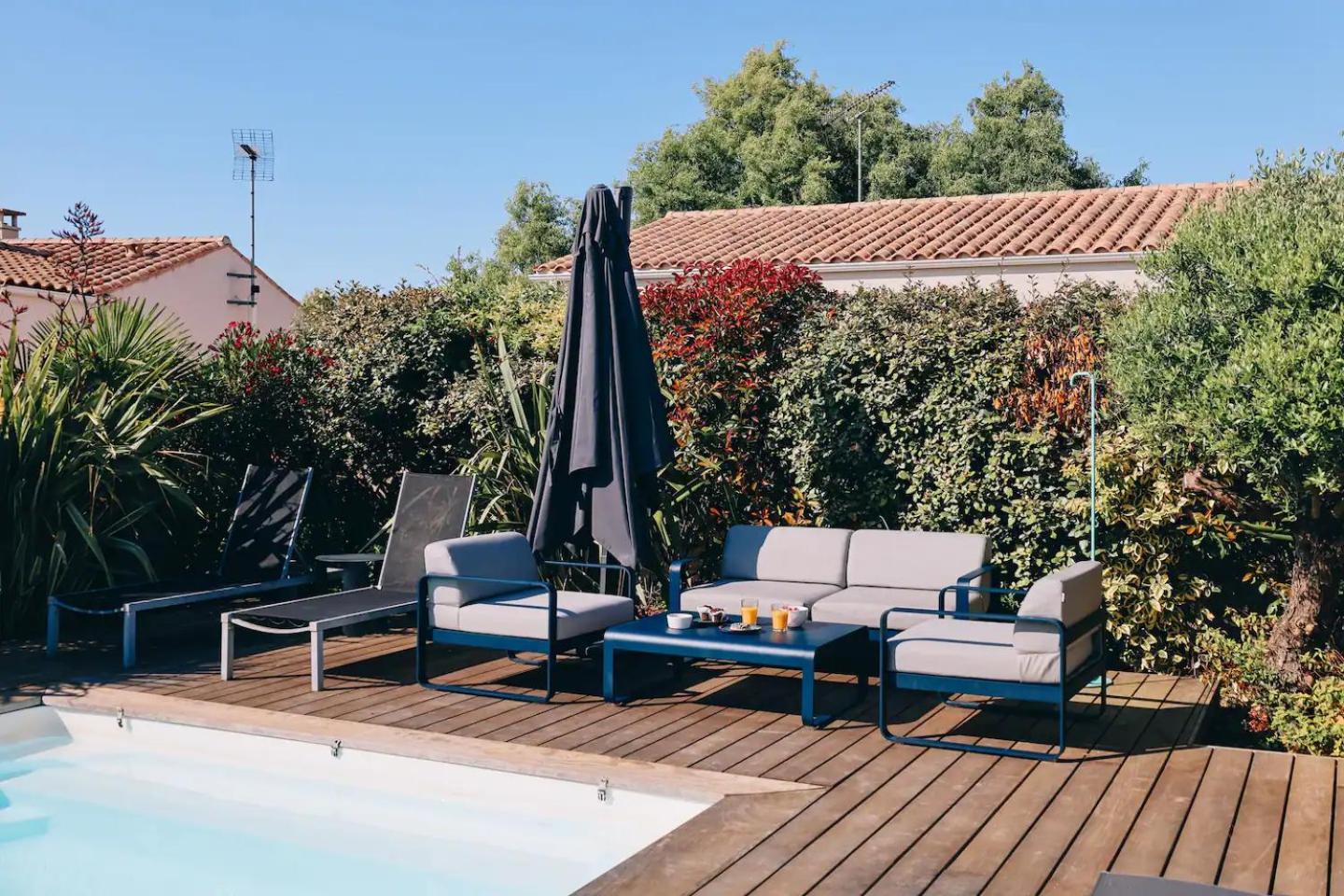 Ღ Le Paradis Bleu • Villa Avec Piscine Chauffee L'Houmeau Exterior photo