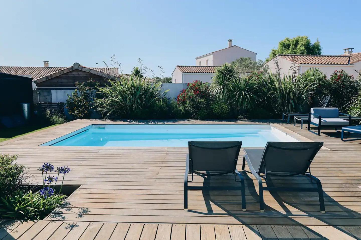 Ღ Le Paradis Bleu • Villa Avec Piscine Chauffee L'Houmeau Exterior photo
