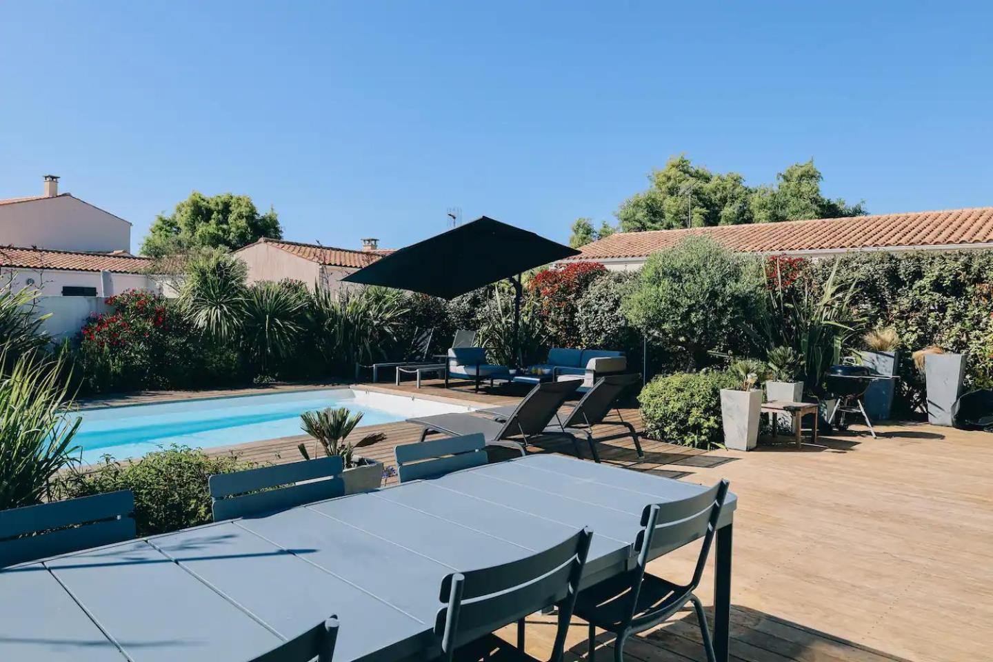 Ღ Le Paradis Bleu • Villa Avec Piscine Chauffee L'Houmeau Exterior photo