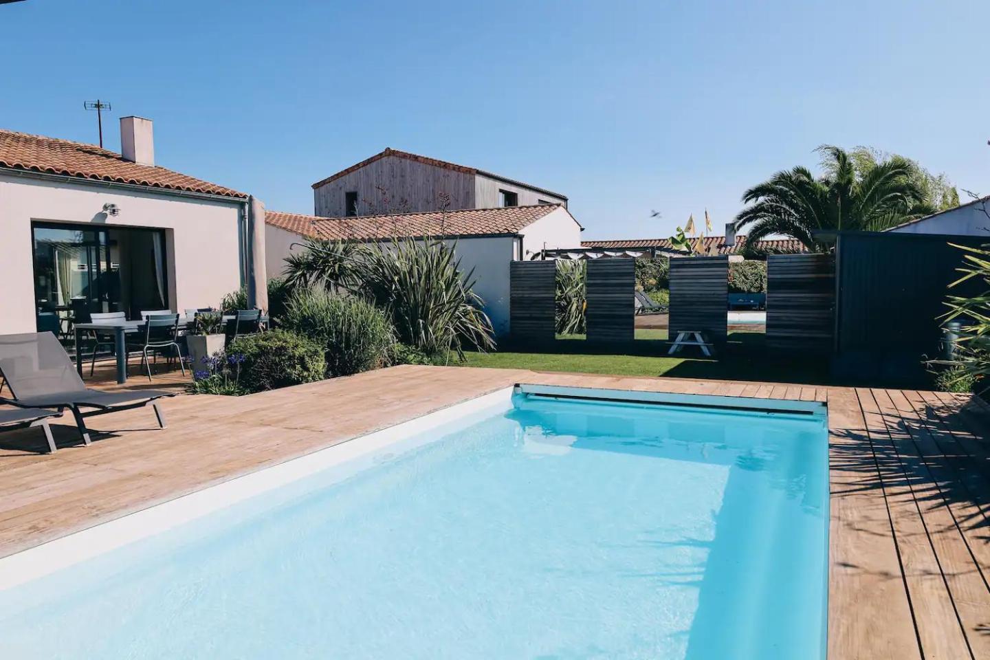 Ღ Le Paradis Bleu • Villa Avec Piscine Chauffee L'Houmeau Exterior photo