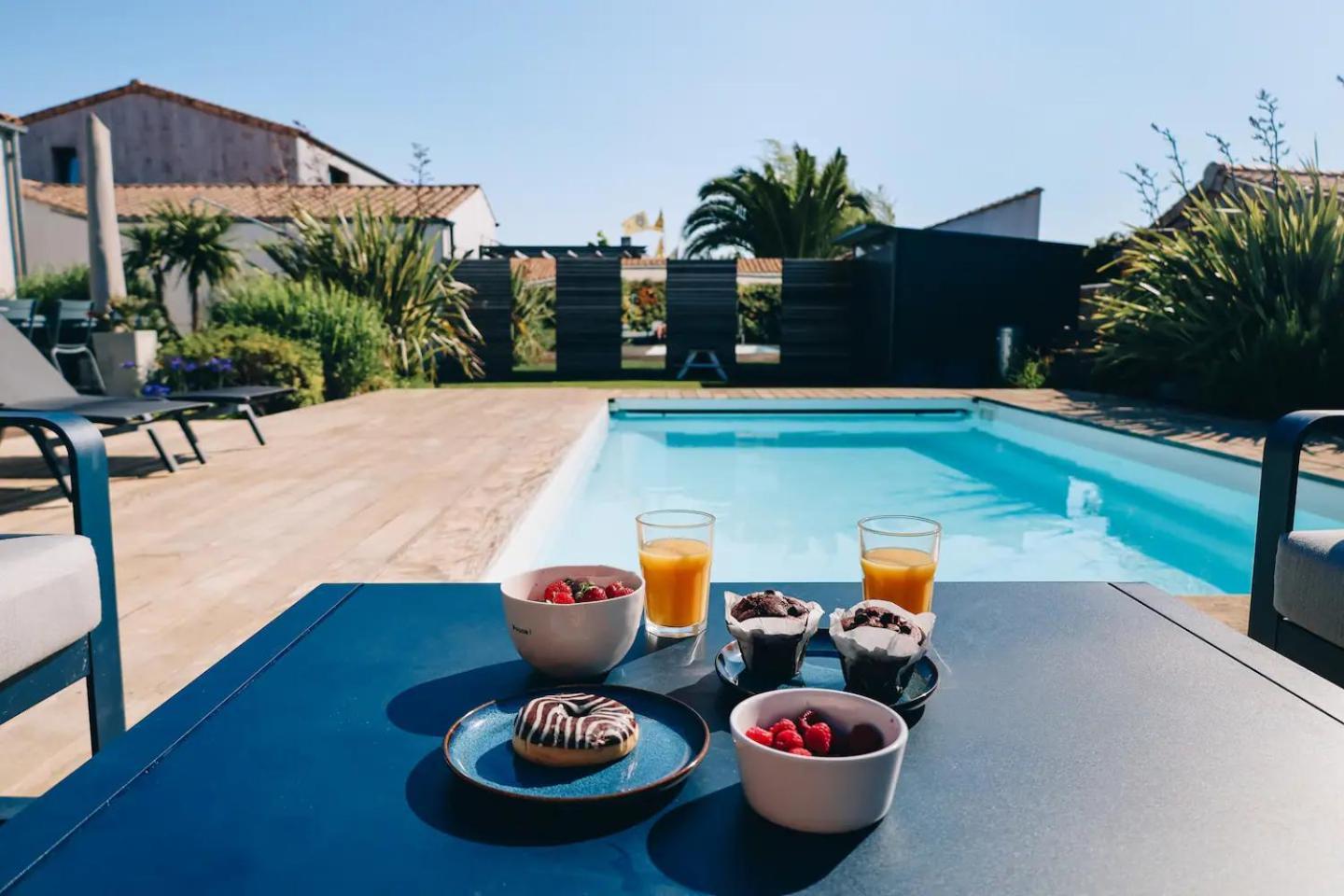 Ღ Le Paradis Bleu • Villa Avec Piscine Chauffee L'Houmeau Exterior photo